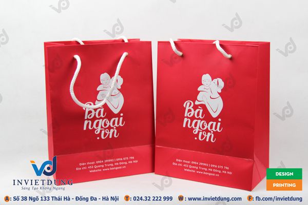 Mẫu túi giấy đẹp Bangoai.vn